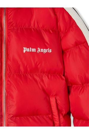 red polyester bomber PALM ANGELS KIDS | PBEJ001F24FAB0022503